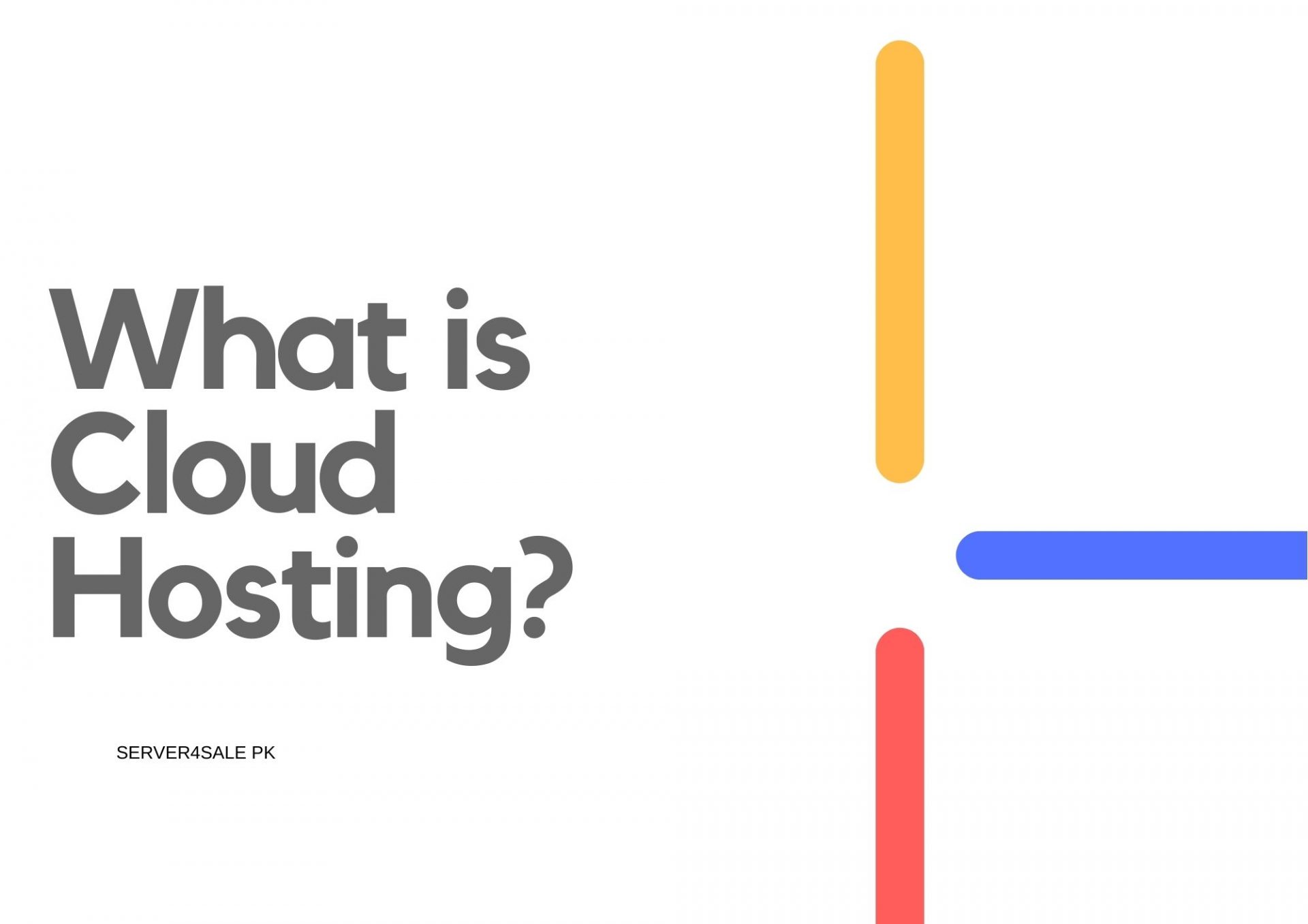 What is cloud hosting?